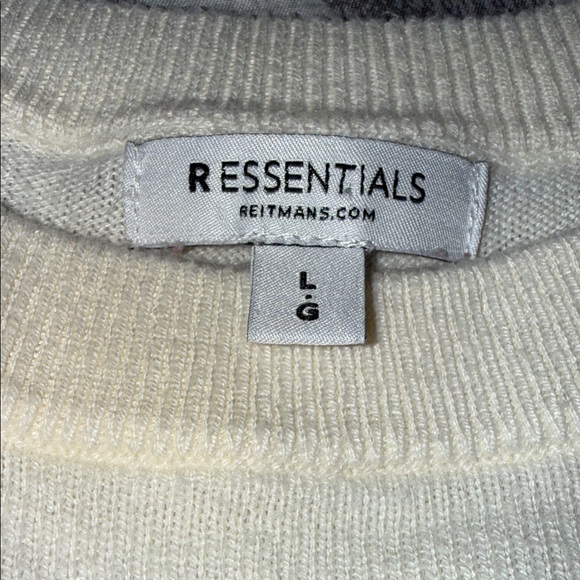 R Essentials Striped Sweater - White and Purple - Picture 3 of 5